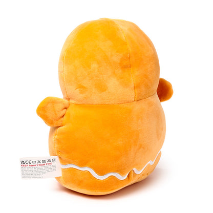 Squidglys Plush Toy Gingerbread Man with holiday decorations