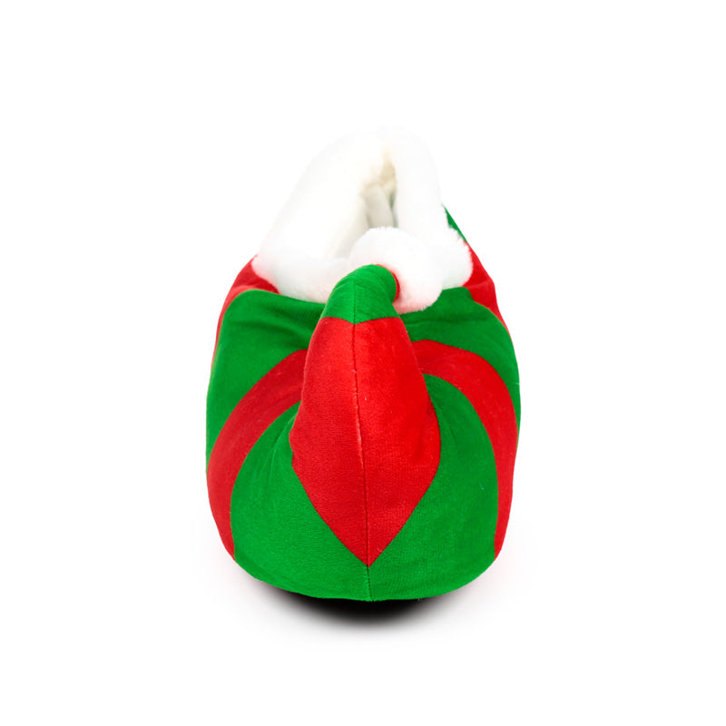 Unisex design of Jingle Bunch Christmas Elf Plush Slippers