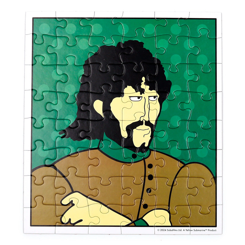 Puzzle pieces of The Beatles Yellow Submarine