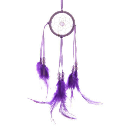 Bright Mini Feather Dreamcatcher hanging decor