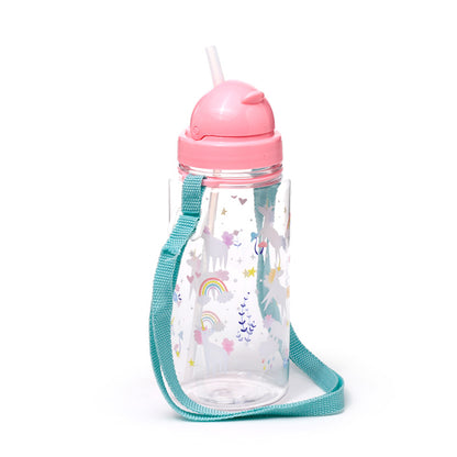 Adjustable Strap on Unicorn Water Bottle