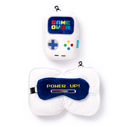Relaxeazzz Travel Pillow with Game Over design