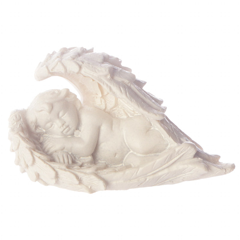 Close-up of Cute Cherub in Wings Collectable