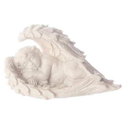 Close-up of Cute Cherub in Wings Collectable