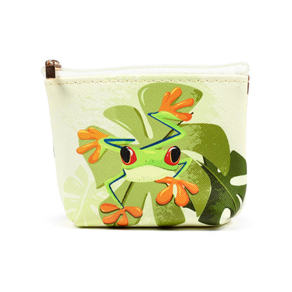 Tropical Frogs PVC Purse gift presentation