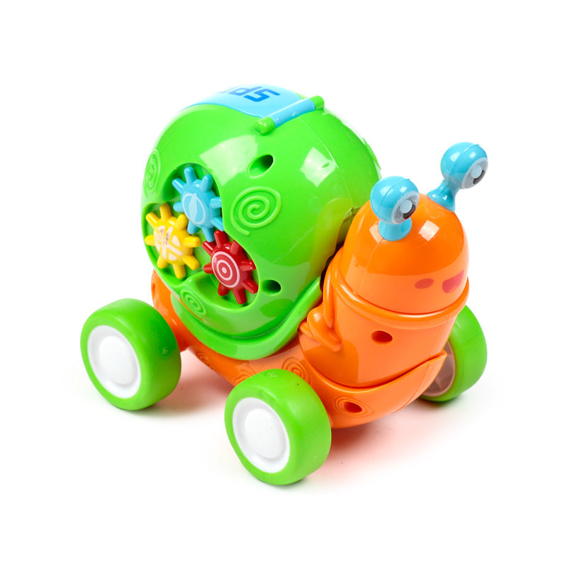 Happy Snail Press & Go Action Toy - Colorful Design