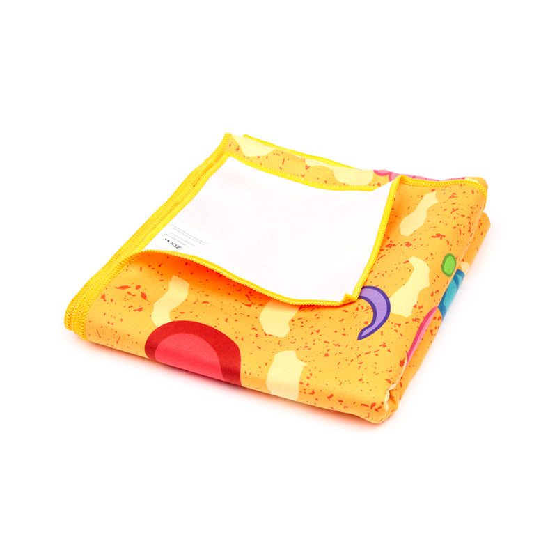 Day of the Dead Microfibre Beach Towel displayed at the beach