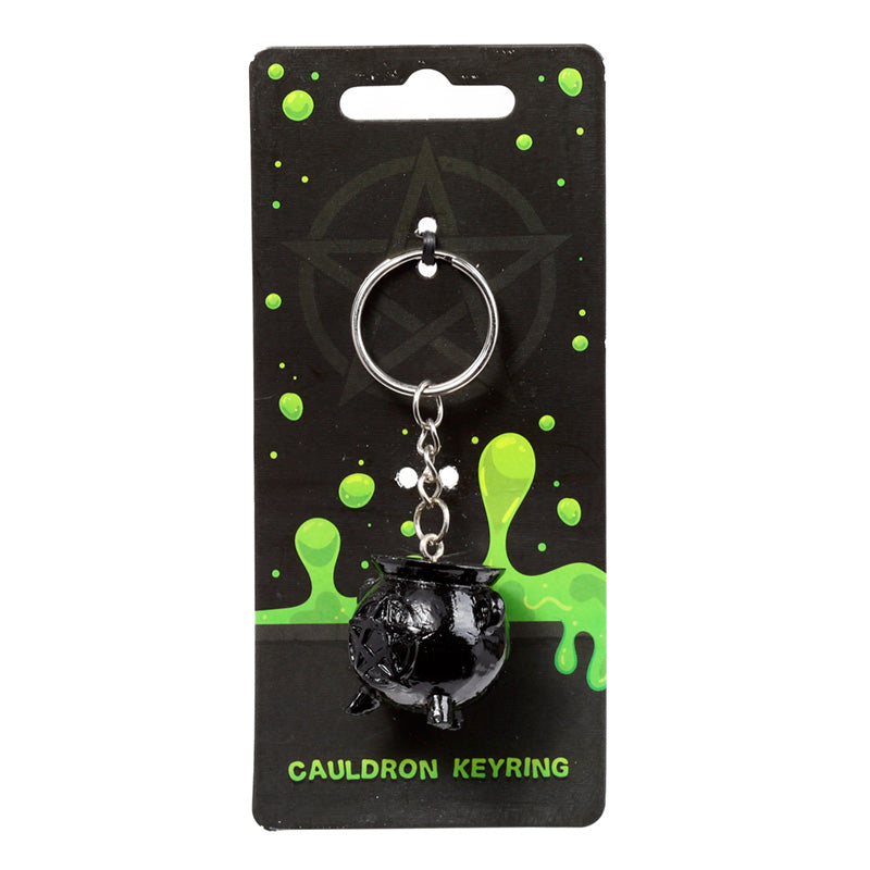 Charming cauldron novelty keyring