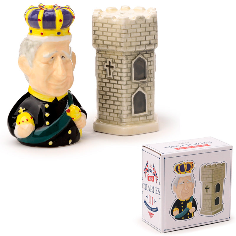 Unique gift idea - ceramic salt and pepper set