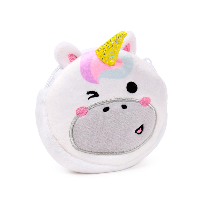 Adoramals Unicorn Plush Change Purse - Close-Up