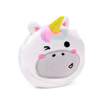 Adoramals Unicorn Plush Change Purse - Close-Up
