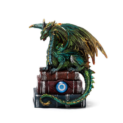 Detailed view of Enchanted Nightmare Dragon ornament