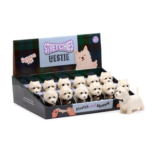 West Highland Terrier Stretchy Fidget Toy - Front View