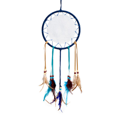 Charming small dreamcatcher featuring a cat design