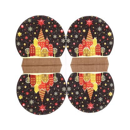 Christmas Snow Globe Napkin Design 5