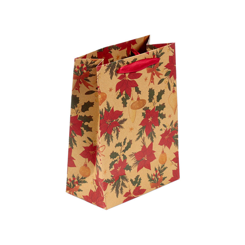 Christmas Gift Bag with Card Tag for Personal Messages