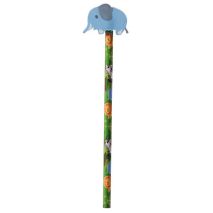 Durable jungle-themed pencils for kids' stationery