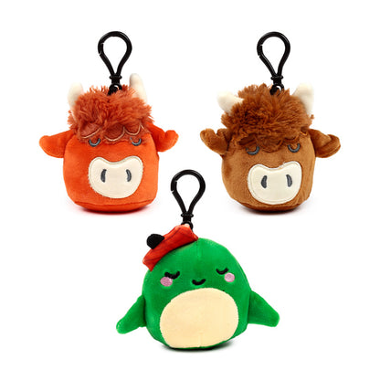 Cuddly Squidglys Plush Mini Keyring
