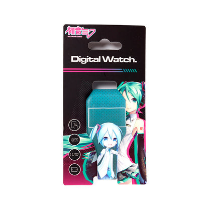 Hatsune Miku Silicone Digital Watch - Back View