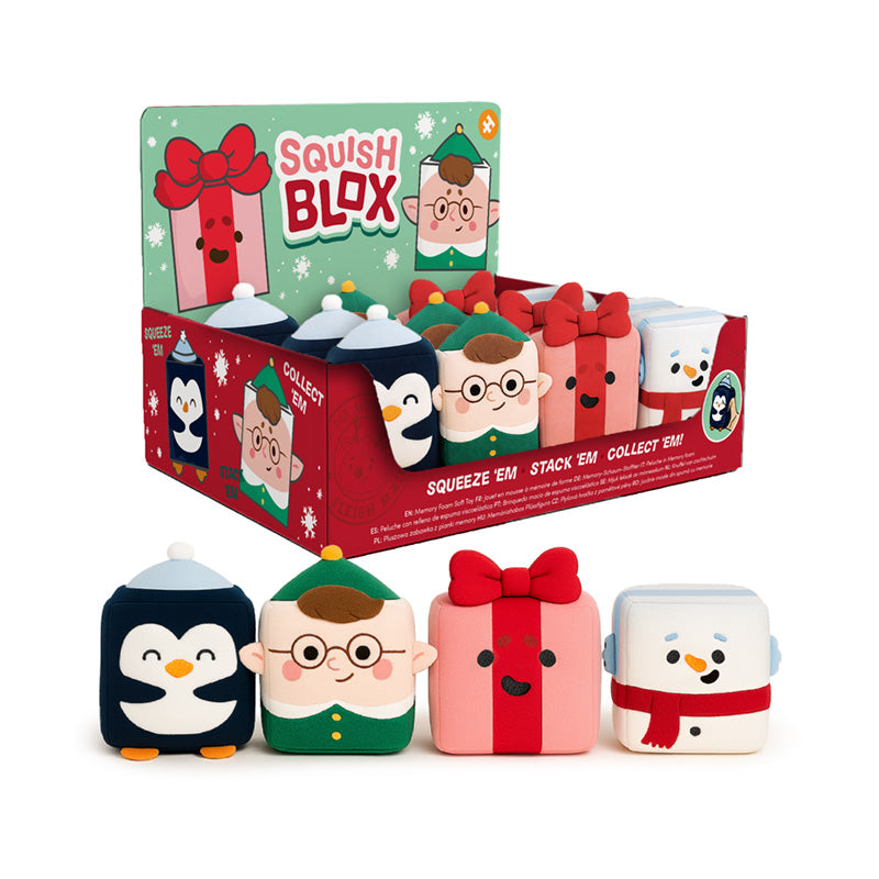 Squish Blox Squeezy Toy - Jingle Bunch Christmas decorative ornament