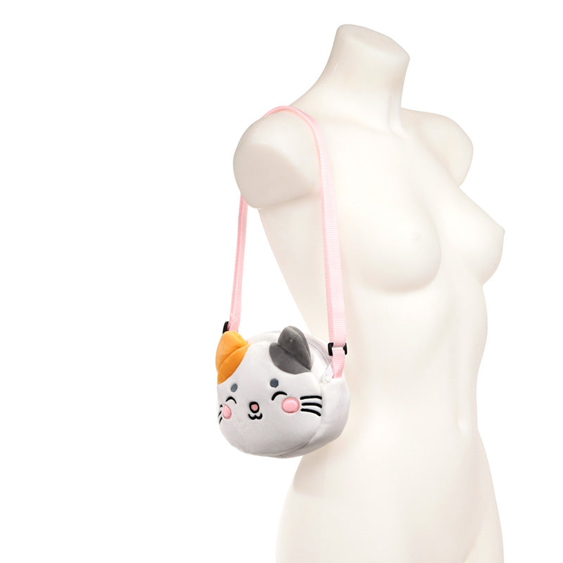 Adoramals Lola the Cat Plush Crossbody Bag - Cute Design