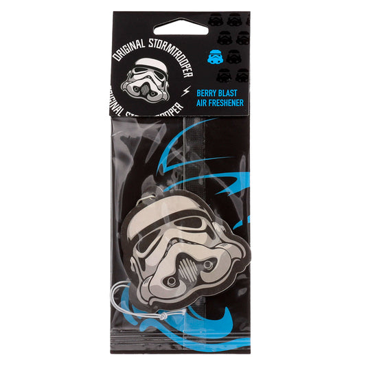 Blueberry scented air freshener in Stormtrooper helmet design