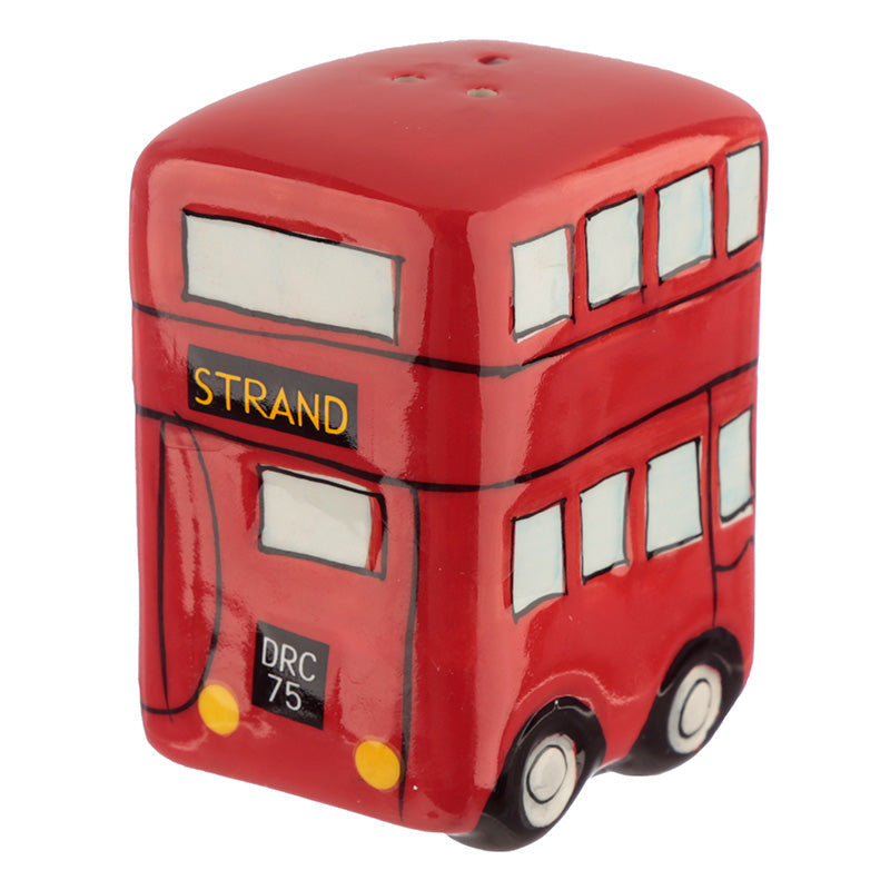 Routemaster Bus Salt & Pepper Set with easy refill feature