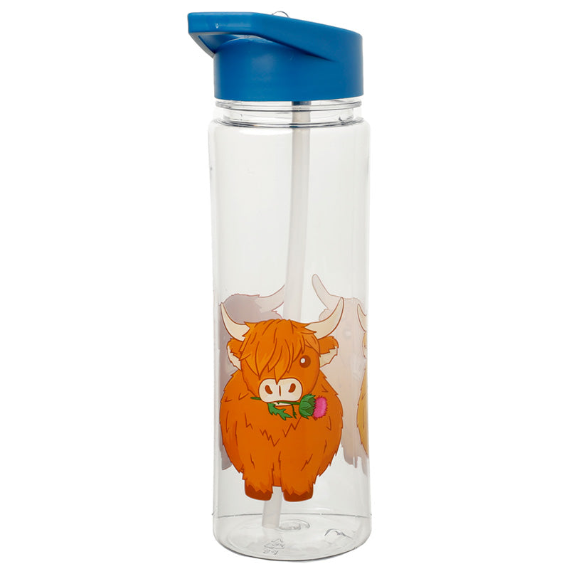 Durable materials of Highland Coo Cow Reusable Water Bottle