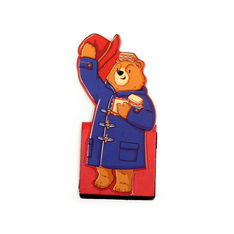 Stylish Paddington Bear bookmarks on a table