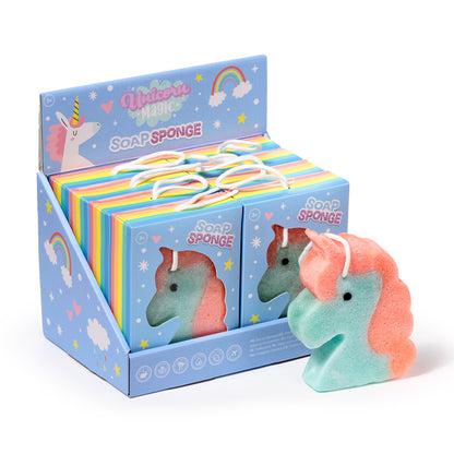 Unicorn Magic Soap Sponge with candy fragrance