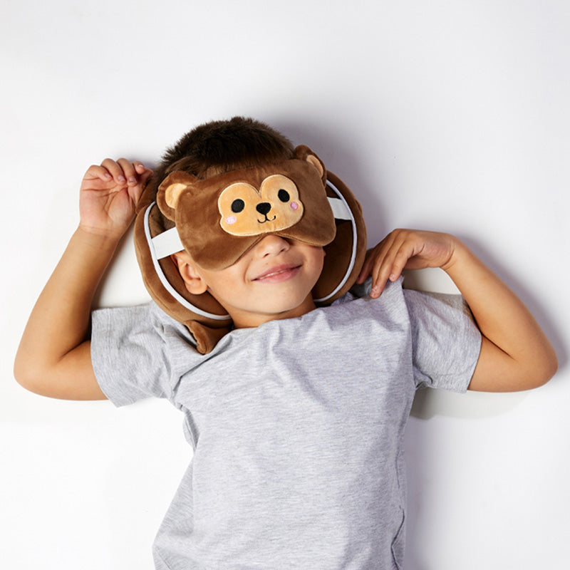 Relaxeazzz Eye Mask in monkey motif