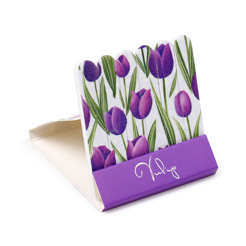 Tulips Nail File Matchbook Open