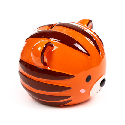 Adoramals Alfie the Tiger Ceramic Money Box - Playful Design