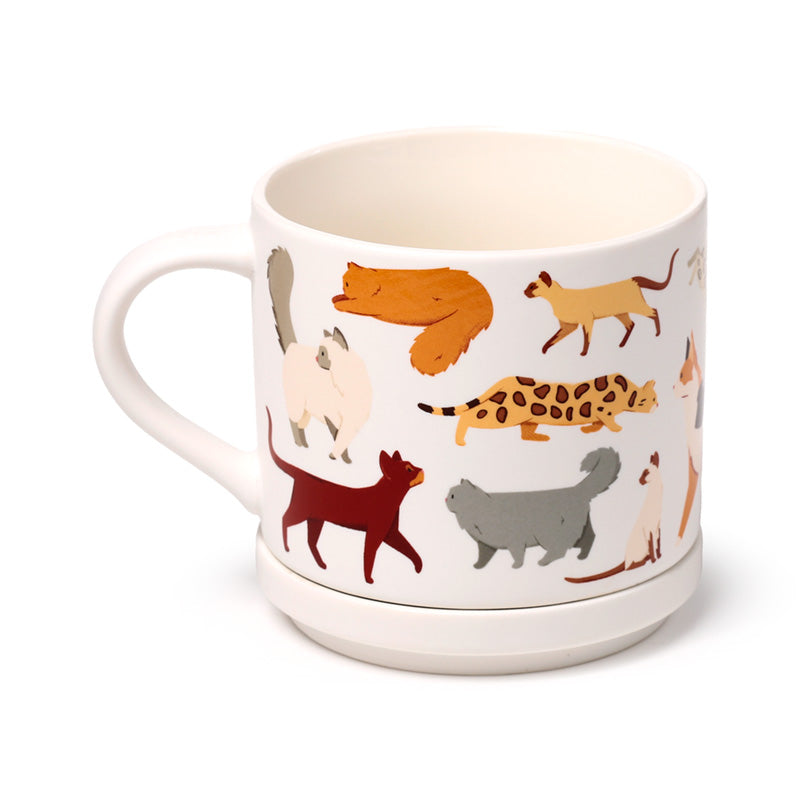 Feline Fine Cats Mug in Use