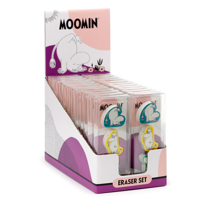 Moomin Eraser Set - 3 Piece Collection