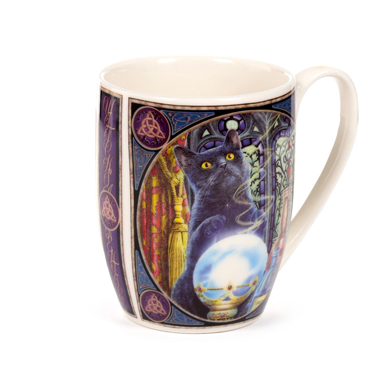 Lisa Parker The Witch's Apprentice Cat Porcelain Mug front view