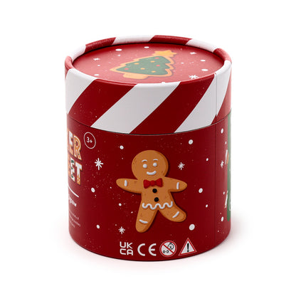 Puzzle box featuring the Christmas Gingerbread design