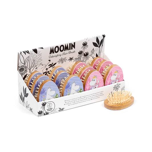 Bamboo Shaped Hair Brush featuring Moomin Tammi design