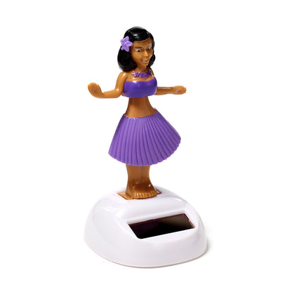Solar Pal - Hula Girl in a garden setting