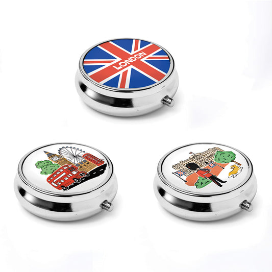 Elegant London Souvenir Pill Box for home decor