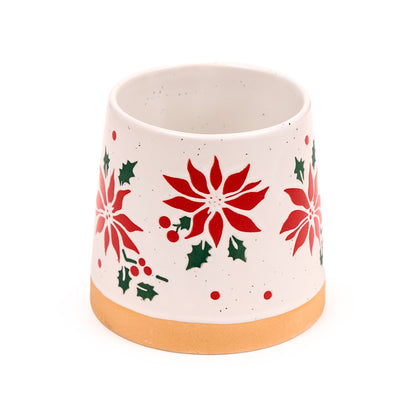 Poinsettia Mug - Ideal Gift for Christmas