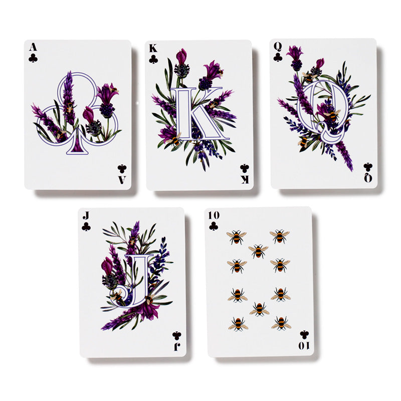 Nectar Meadows Playing Cards - Displayed on Table