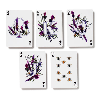 Nectar Meadows Playing Cards - Displayed on Table