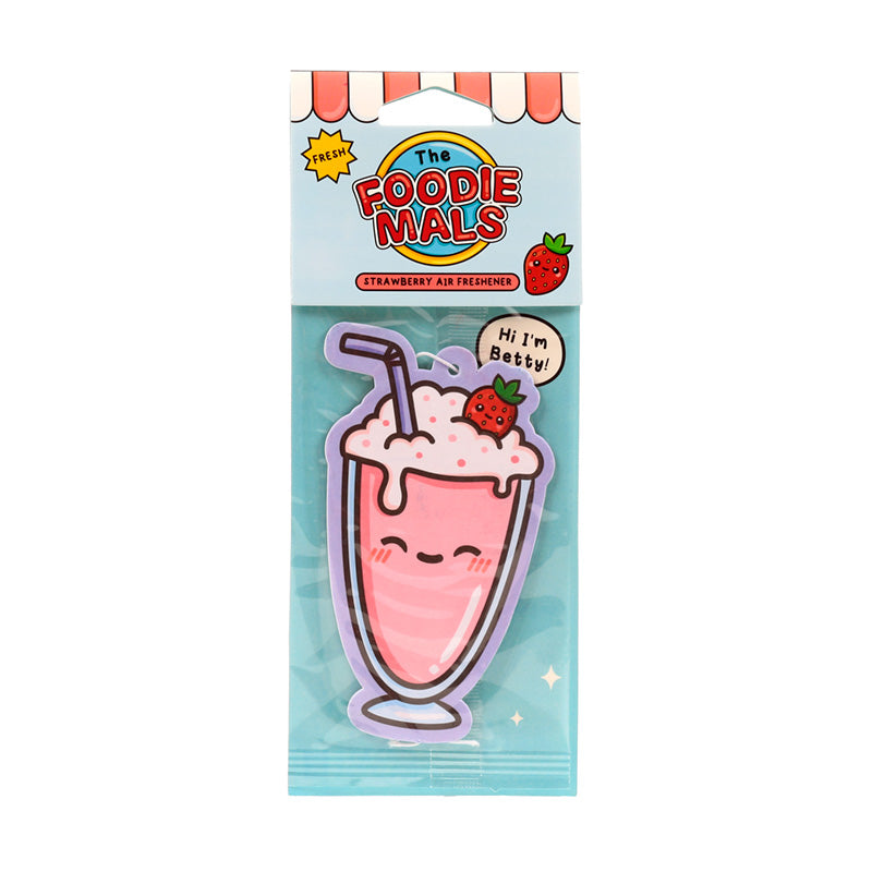Betty the Milkshake Strawberry Scented Air Freshener