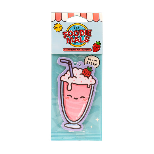 Betty the Milkshake Strawberry Scented Air Freshener