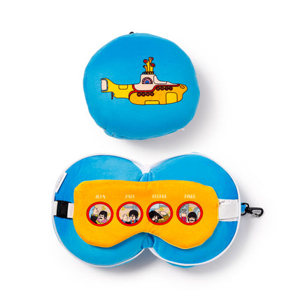 Relaxeazzz Travel Pillow featuring The Beatles Yellow Submarine design