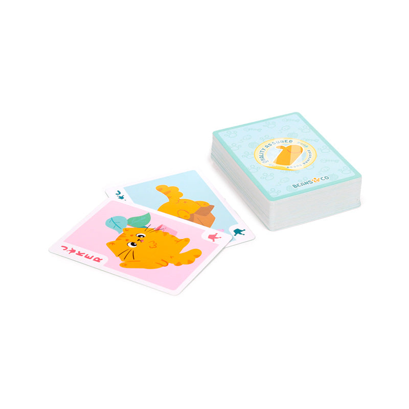 High-quality playing cards with cat designs