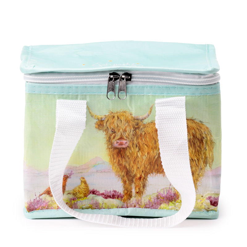 Highland Coo Cow design on RPET Cool Bag