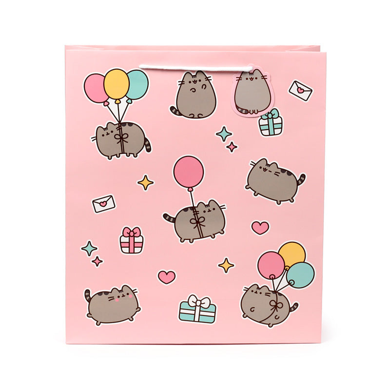 Pusheen the Cat Gift Bag with Ribbon Handles