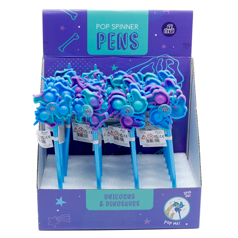 Fidget Spinner Pen featuring Unicorn Design